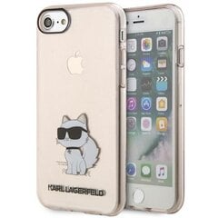 Karl Lagerfeld KLHCI8HNCHTCP iPhone 7|8| SE 2020 | SE 2022 różowy|pink hardcase Ikonik Choupette цена и информация | Чехлы для телефонов | pigu.lt