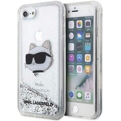 Karl Lagerfeld KLHCI8LNCHCS iPhone 7|8| SE 2020 | SE 2022 srebrny|silver hardcase Glitter Choupette Head цена и информация | Чехлы для телефонов | pigu.lt