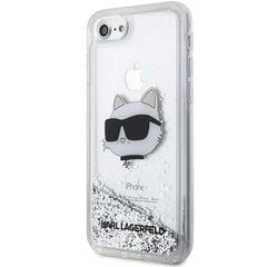 Karl Lagerfeld KLHCI8LNCHCS iPhone 7|8| SE 2020 | SE 2022 srebrny|silver hardcase Glitter Choupette Head цена и информация | Чехлы для телефонов | pigu.lt