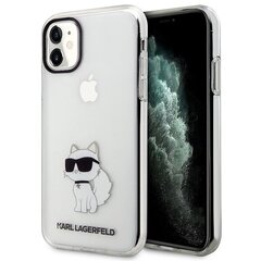 Karl Lagerfeld KLHCN61HNCHTCT iPhone 11 | Xr 6,1" transparent hardcase Ikonik Choupette цена и информация | Чехлы для телефонов | pigu.lt
