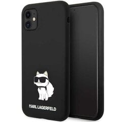 Karl Lagerfeld KLHCN61SNCHBCK iPhone 11| XR hardcase czarny|black Silicone Choupette цена и информация | Чехлы для телефонов | pigu.lt