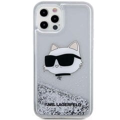 Karl Lagerfeld KLHCP14XLNKHCH iPhone 14 Pro Max 6,7" srebrny|silver hardcase Glitter Karl Head цена и информация | Чехлы для телефонов | pigu.lt