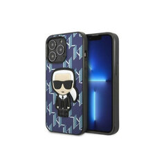 Karl Lagerfeld KLHCP13LPMNIKBL iPhone 13 Pro | 13 6,1" hardcase niebieski|blue Monogram Ikonik Patch цена и информация | Чехлы для телефонов | pigu.lt