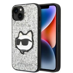 Karl Lagerfeld KLHCP14XLNKHCH iPhone 14 Pro Max 6,7" srebrny|silver hardcase Glitter Karl Head цена и информация | Чехлы для телефонов | pigu.lt