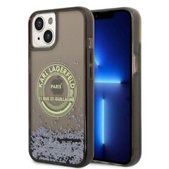 Karl Lagerfeld KLHCP14MLCRSGRK iPhone 14 Plus 6,7" czarny|black hardcase Liquid Glitter RSG цена и информация | Чехлы для телефонов | pigu.lt