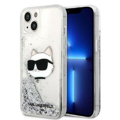 Karl Lagerfeld KLHCP14MLNCHCS iPhone 14 Plus 6,7" srebrny|silver hardcase Glitter Choupette Head цена и информация | Чехлы для телефонов | pigu.lt