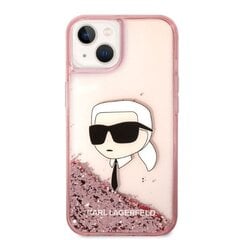 Karl Lagerfeld KLHCP14MLNKHCP iPhone 14 Plus 6,7" różowy|pink hardcase Glitter Karl Head цена и информация | Чехлы для телефонов | pigu.lt