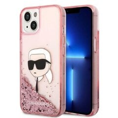 Karl Lagerfeld KLHCP14MLNKHCP iPhone 14 Plus 6,7" różowy|pink hardcase Glitter Karl Head цена и информация | Чехлы для телефонов | pigu.lt