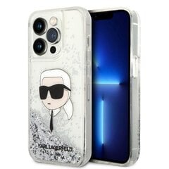 Karl Lagerfeld KLHCP14XLNKHCH iPhone 14 Pro Max 6,7" srebrny|silver hardcase Glitter Karl Head цена и информация | Чехлы для телефонов | pigu.lt