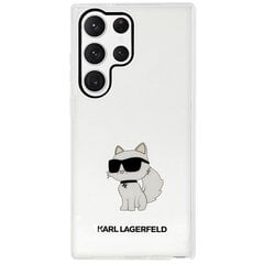 Karl Lagerfeld KLHCS23LHNCHTCT S23 Ultra S918 transparent hardcase Ikonik Choupette цена и информация | Чехлы для телефонов | pigu.lt