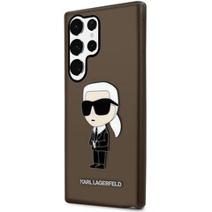 Karl Lagerfeld KLHCS23LHNIKTCK S23 Ultra S918 czarny|black hardcase Ikonik Karl Lagerfeld цена и информация | Чехлы для телефонов | pigu.lt