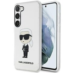 Karl Lagerfeld KLHCS23MHNIKTCT S23+ S916 transparent hardcase Ikonik Karl Lagerfeld цена и информация | Чехлы для телефонов | pigu.lt