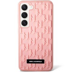 Karl Lagerfeld KLHCS23MRUPKLPP S23+ S916 hardcase różowy|pink 3D Monogram цена и информация | Чехлы для телефонов | pigu.lt