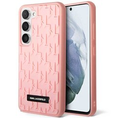 Karl Lagerfeld KLHCS23MRUPKLPP S23+ S916 hardcase różowy|pink 3D Monogram цена и информация | Чехлы для телефонов | pigu.lt