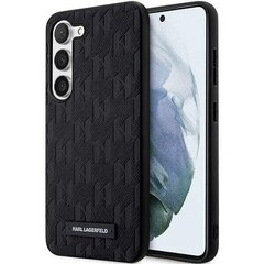 Karl Lagerfeld KLHCS23MSAKLHPK S23+ S916 hardcase czarny|black Saffiano Mono Metal Logo цена и информация | Чехлы для телефонов | pigu.lt