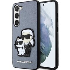 Karl Lagerfeld KLHCS23MSANKCPG S23+ S916 hardcase szary|grey Saffiano Karl & Choupette цена и информация | Чехлы для телефонов | pigu.lt