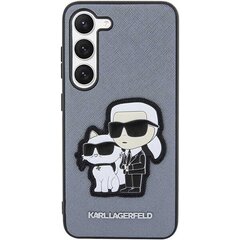 Karl Lagerfeld KLHCS23MSANKCPG S23+ S916 hardcase szary|grey Saffiano Karl & Choupette цена и информация | Чехлы для телефонов | pigu.lt