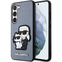 Karl Lagerfeld KLHCS23SSANKCPG S23 S911 hardcase szary|grey Saffiano Karl & Choupette цена и информация | Чехлы для телефонов | pigu.lt