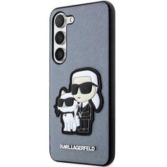 Karl Lagerfeld KLHCS23SSANKCPG S23 S911 hardcase szary|grey Saffiano Karl & Choupette цена и информация | Чехлы для телефонов | pigu.lt