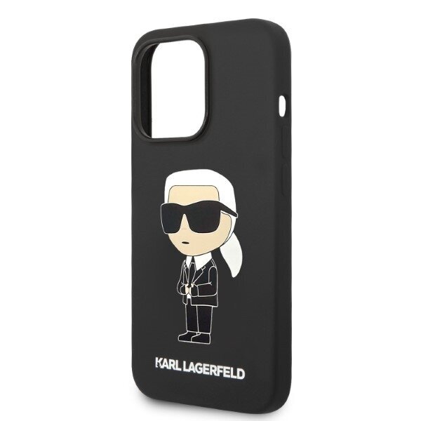 Karl Lagerfeld KLHMP14LSNIKBCK, juodas kaina ir informacija | Telefono dėklai | pigu.lt