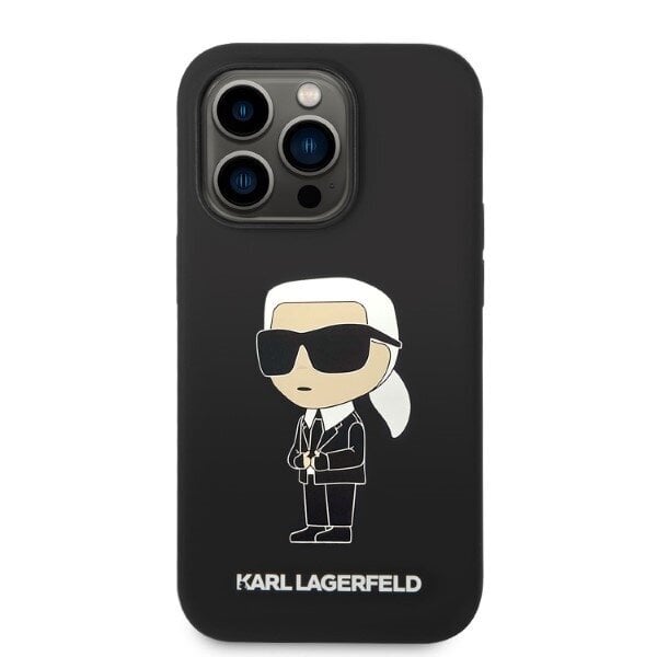 Karl Lagerfeld KLHMP14LSNIKBCK, juodas kaina ir informacija | Telefono dėklai | pigu.lt