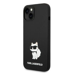 Karl Lagerfeld KLHMP14MSNCHBCK iPhone 14 Plus 6,7" hardcase czarny|black Silicone Choupette MagSafe цена и информация | Чехлы для телефонов | pigu.lt