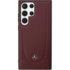 Mercedes MEHCS23LARMRE S23 Ultra S918 czerwony|red hardcase Leather Urban Bengale цена и информация | Чехлы для телефонов | pigu.lt