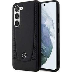 Mercedes MEHCS23MARMBK S23+ S916 czarny|black hardcase Leather Urban цена и информация | Чехлы для телефонов | pigu.lt