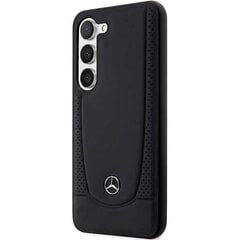 Mercedes MEHCS23MARMBK S23+ S916 czarny|black hardcase Leather Urban цена и информация | Чехлы для телефонов | pigu.lt