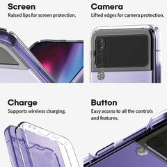 Mercury PC HardCase Samsung Flip 4 clear цена и информация | Чехлы для телефонов | pigu.lt
