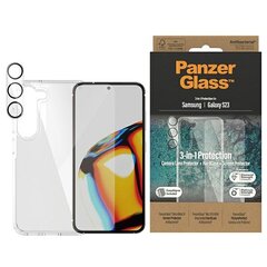 PanzerGlass Bundle 3in1 Sam S23 S911 Hardcase + Screen Protector + Camera Lens 0433+7315 цена и информация | Чехлы для телефонов | pigu.lt