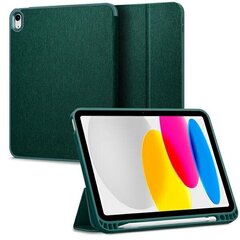 Spigen Urban Fit iPad 10.9" 2022 midnight green ACS05308 цена и информация | Чехлы для планшетов и электронных книг | pigu.lt