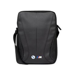 Torba BMW BMTB10SPCTFK Tablet 10" czarny|black Carbon&Leather BMTB10SPCTFK цена и информация | Рюкзаки, сумки, чехлы для компьютеров | pigu.lt