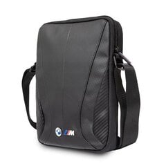 Torba BMW BMTB10SPCTFK Tablet 10" czarny|black Carbon&Leather BMTB10SPCTFK цена и информация | Рюкзаки, сумки, чехлы для компьютеров | pigu.lt