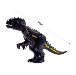 Динозавр Черный Тираннозавр фигурка Dino Park Jurrasic, 28,5 см цена и информация | Конструкторы и кубики | pigu.lt