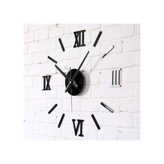 Настенные часы Черный и белый Стеклянный Пластик (40 x 5 x 40 см) цена и информация | Часы | pigu.lt
