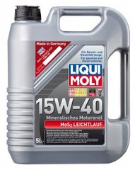 Liqui Moly MoS2 Моторное масло для легкого хода 15W-40, 5л цена и информация | Моторные масла | pigu.lt