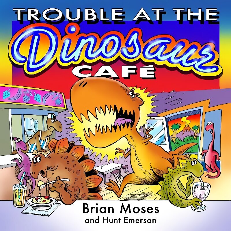 Trouble at a dinosaur cafe цена и информация | Knygos mažiesiems | pigu.lt