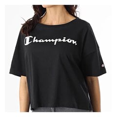 Marškinėliai moterims Champion, juodi kaina ir informacija | Marškinėliai moterims | pigu.lt