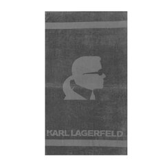 Полотенце Karl Lagerfeld Beach Серое 170x95 см цена и информация | Полотенца | pigu.lt