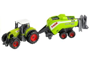Тракторы с прицепами, комплект сельскохозяйственной техники 6 в 1 цена и информация | Игрушки для мальчиков | pigu.lt
