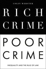 Rich Crime, Poor Crime: Inequality and the Rule of Law цена и информация | Книги по социальным наукам | pigu.lt