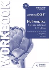 Cambridge IGCSE Core and Extended Mathematics Workbook Fifth edition kaina ir informacija | Knygos paaugliams ir jaunimui | pigu.lt