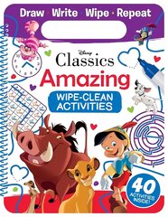 Disney Classics: Amazing Wipe-Clean Activities kaina ir informacija | Knygos mažiesiems | pigu.lt