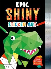 Epic Shiny Sticker Art цена и информация | Книги для самых маленьких | pigu.lt