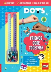 LEGO (R) DOTS (R): Friends Code Together (with stickers, LEGO tiles and two wristbands) kaina ir informacija | Knygos mažiesiems | pigu.lt