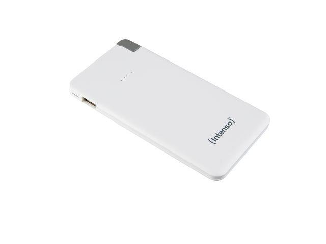 Nešiojamas įkroviklis Intenso S5000, 5000mAh, Power bank, Baltas kaina ir informacija | Atsarginiai maitinimo šaltiniai (power bank) | pigu.lt