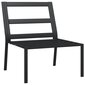 Sodo kėdės su pagalvėlėmis vidaXL, juodos/smėlio spalvos цена и информация | Lauko kėdės, foteliai, pufai | pigu.lt