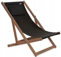 Деревянный стул в пляжном стиле с подушкой цена и информация | Садовые стулья, кресла, пуфы | pigu.lt