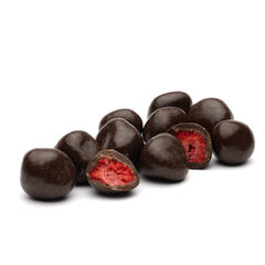Džiovintos šaltyje braškės su juoduoju šokoladu Rūta, 80 g kaina ir informacija | Saldumynai | pigu.lt